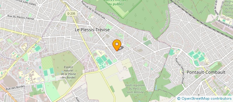 localisation de l'entreprise SCI PHYJO à LE PLESSIS-TREVISE