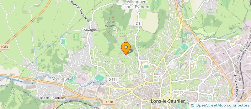 localisation de l'entreprise SCI PHYLEAS  LONS-LE-SAUNIER