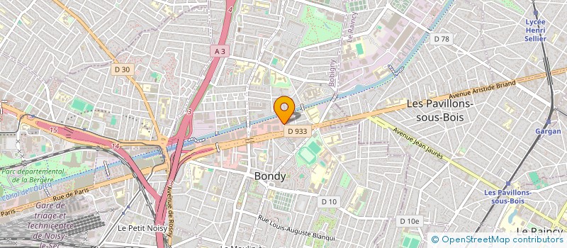 localisation de l'entreprise SCI PHYLLOTACHYS NIGRA  BONDY