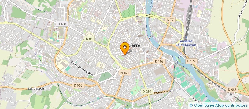 localisation de l'entreprise SCI PHYLMINA à AUXERRE