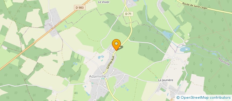 localisation de l'entreprise SCI PHYM IMMO  ADAINVILLE