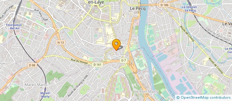 localisation de l'entreprise SCI PHYMBAC  LE PECQ