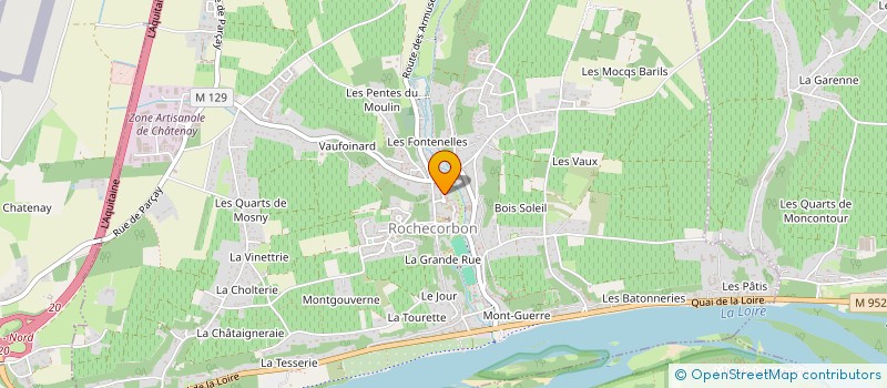 localisation de l'entreprise SCI PHYMI à ROCHECORBON