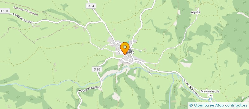 localisation de l'entreprise SCI PHYSA  VIMENET