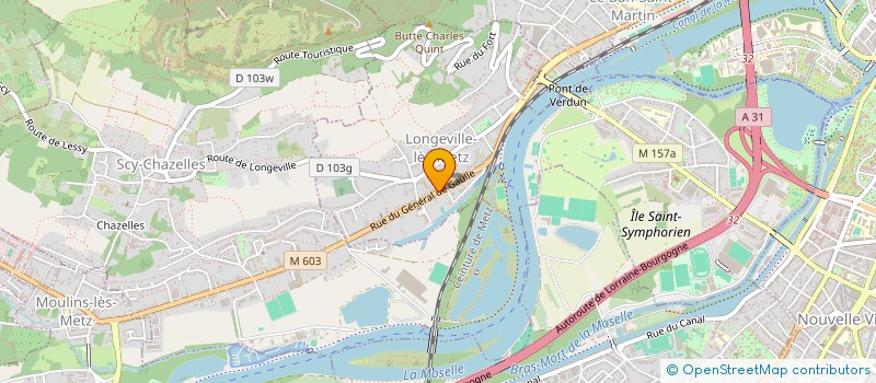 localisation de l'entreprise SCI PHYSALIA  LONGEVILLE-LES-METZ