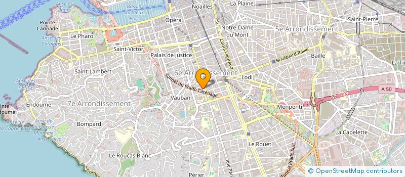 localisation de l'entreprise SCI PHYSALIS à MARSEILLE