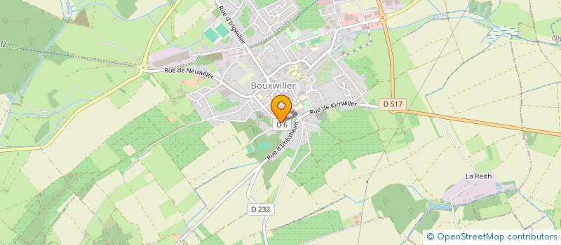 localisation de l'entreprise SCI PHYSIOBOUX  BOUXWILLER