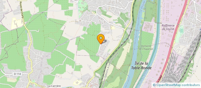 localisation de l'entreprise SCI PHYSIOPOLE LYON VILLEURBANNE  IRIGNY