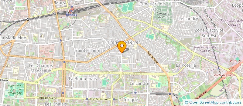 localisation de l'entreprise SCI PHYSIOTRAINING  RENNES