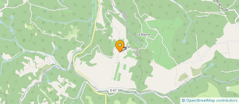 localisation de l'entreprise SCI PHYT'S  CAILLAC