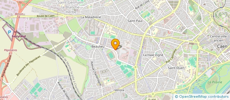localisation de l'entreprise SCI PI  CAEN