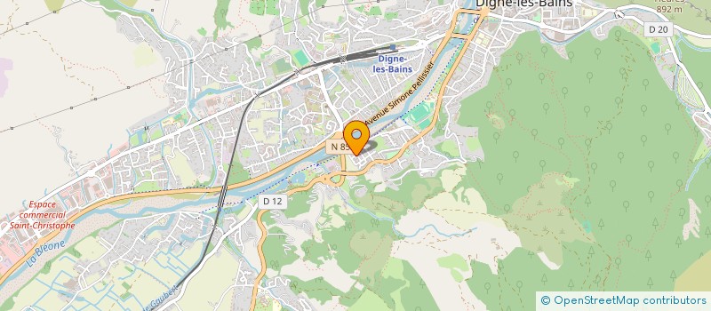 localisation de l'entreprise SCI PI-POM à DIGNE-LES-BAINS