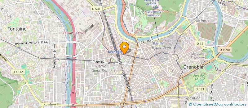 localisation de l'entreprise SCI PI RESTO  GRENOBLE