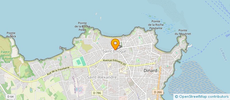 localisation de l'entreprise SCI PI RO  DINARD