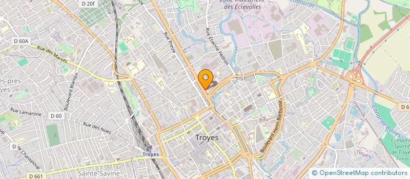 localisation de l'entreprise SCI PI SUR DEUX à TROYES