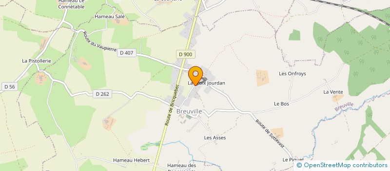 localisation de l'entreprise SCI PI8 ET PAPADAM  BREUVILLE