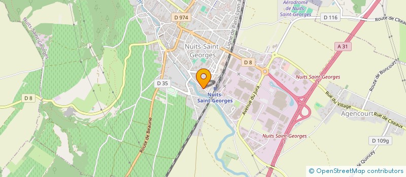 localisation de l'entreprise SCI PIA à NUITS-SAINT-GEORGES