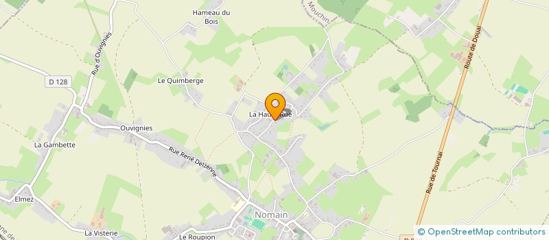 localisation de l'entreprise SCI PIA DERNAUCOURT  NOMAIN