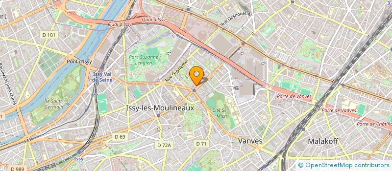 localisation de l'entreprise SCI PIACENTIMMO à ISSY-LES-MOULINEAUX