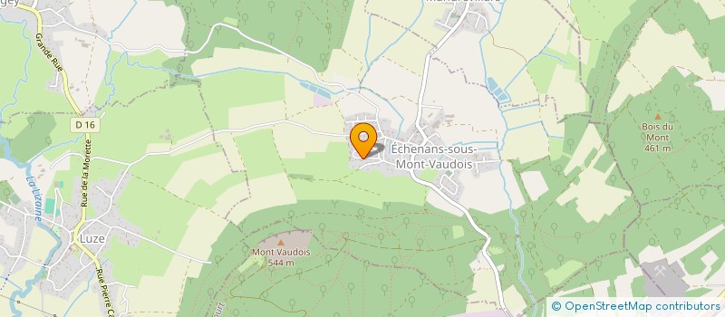 localisation de l'entreprise SCI PIACENZA  ECHENANS-SOUS-MONT-VAUDOIS