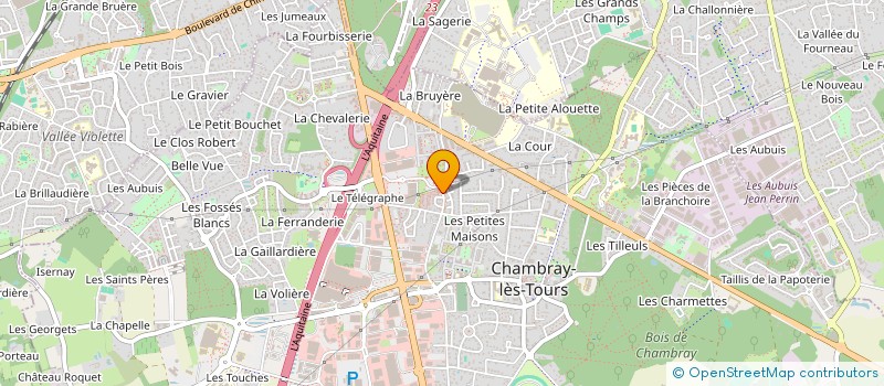 localisation de l'entreprise SCI PIALTHO  CHAMBRAY-LES-TOURS