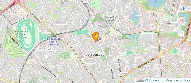 localisation de l'entreprise SCI PIAN MEDOC INVEST  LE BOUSCAT