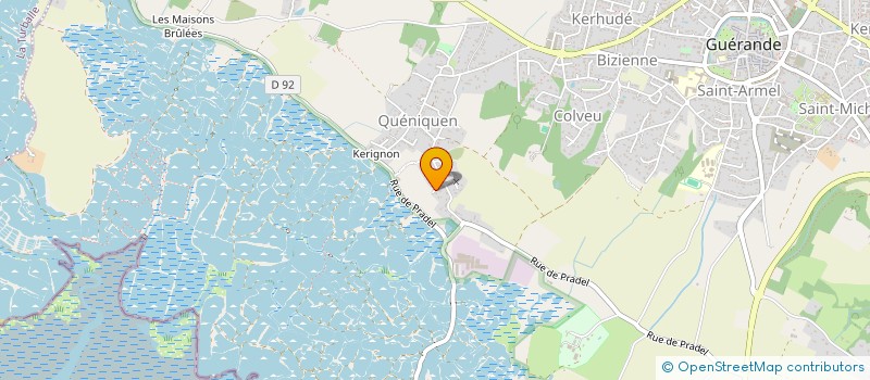 localisation de l'entreprise SCI PIANA  GUERANDE