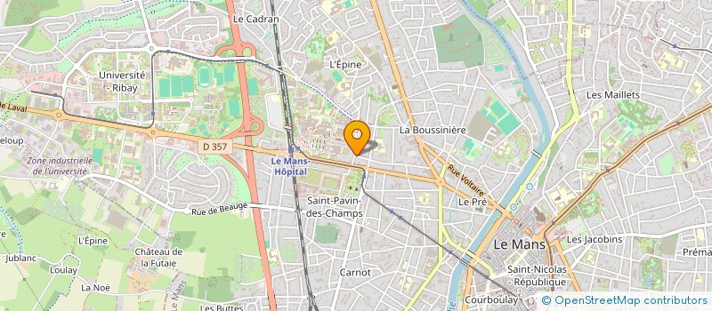 localisation de l'entreprise SCI PIANO-PIANO  LE MANS