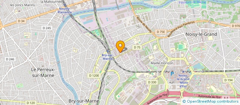 localisation de l'entreprise SCI PIANTONI à NOISY-LE-GRAND