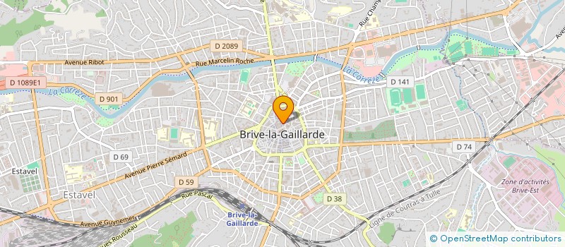 localisation de l'entreprise SCI PIAR à BRIVE-LA-GAILLARDE