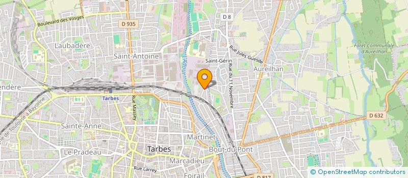 localisation de l'entreprise SCI PIARTHI  TARBES