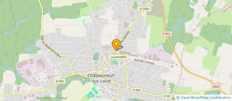 localisation de l'entreprise SCI PIAT MERE ET FILLE  CHATEAUNEUF-SUR-LOIRE