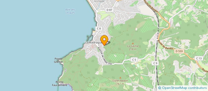 localisation de l'entreprise SCI PIAYNEMO à SAINT-CYR-SUR-MER