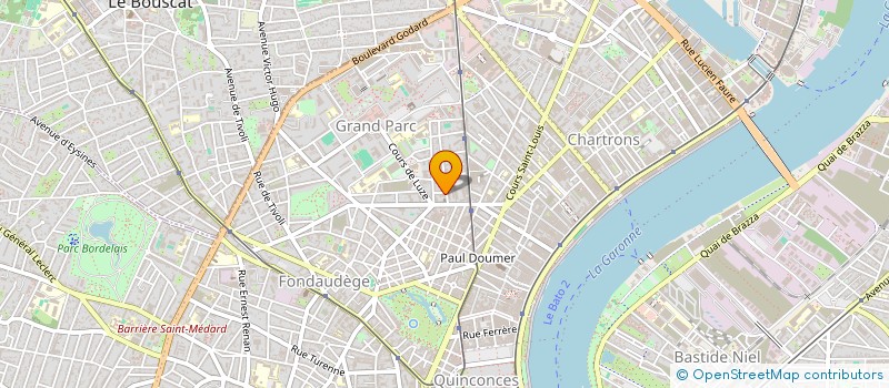 localisation de l'entreprise SCI PIBAL  BORDEAUX