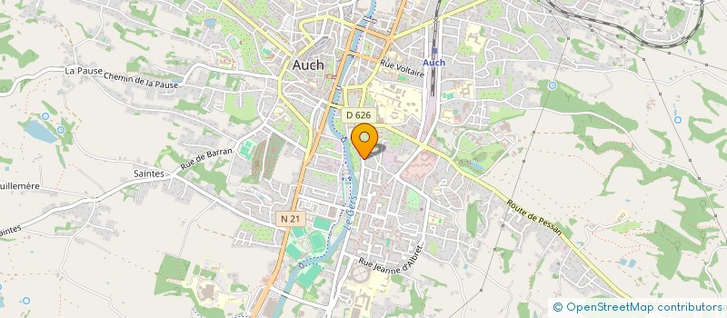 localisation de l'entreprise SCI PIBRAC  AUCH