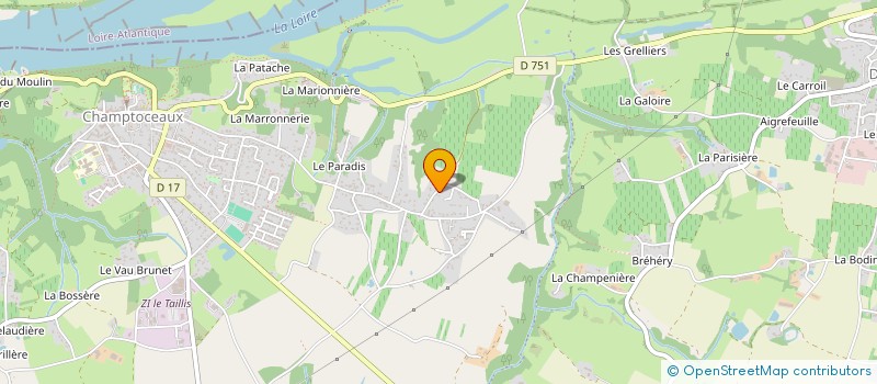 localisation de l'entreprise SCI PIC & COLEGRAM  OREE-D'ANJOU