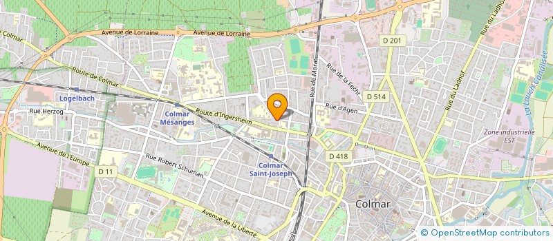 localisation de l'entreprise SCI PIC DE SELRAK  COLMAR