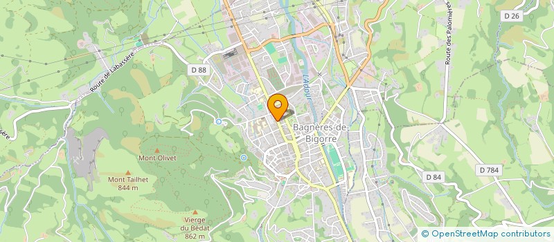 localisation de l'entreprise SCI PIC ETOILE  BAGNERES-DE-BIGORRE