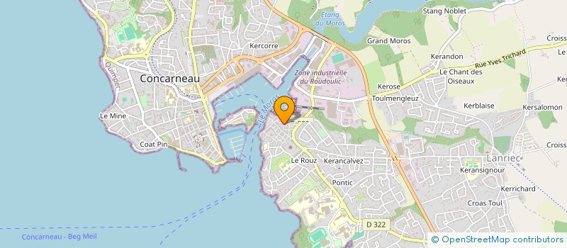 localisation de l'entreprise SCI PIC IMMO  CONCARNEAU