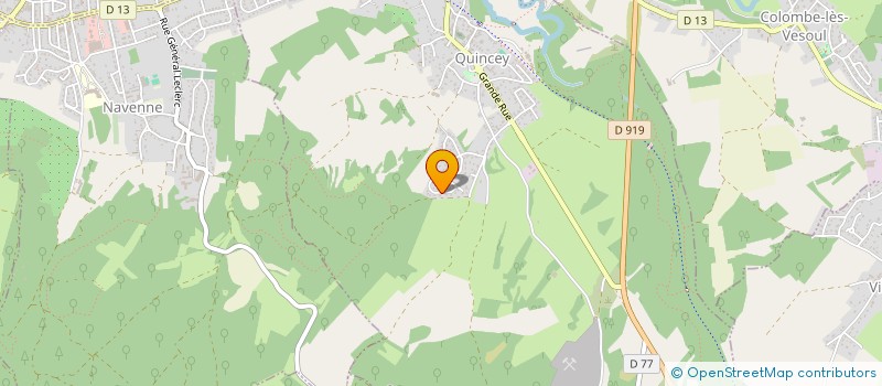 localisation de l'entreprise SCI PIC PARADIS  QUINCEY