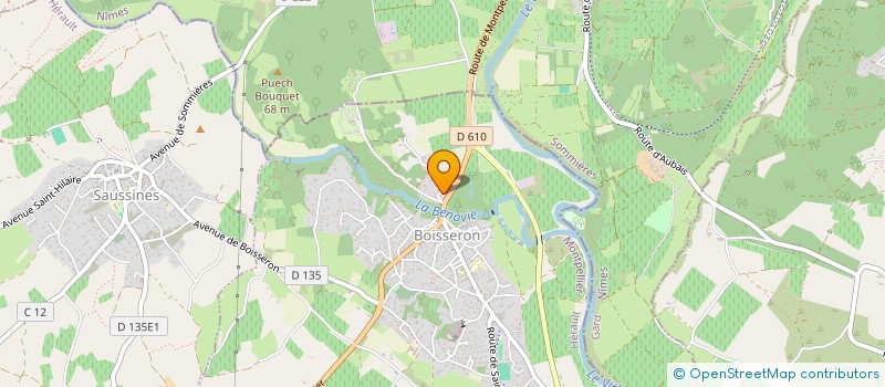 localisation de l'entreprise SCI PIC SAINT LOUP  BOISSERON