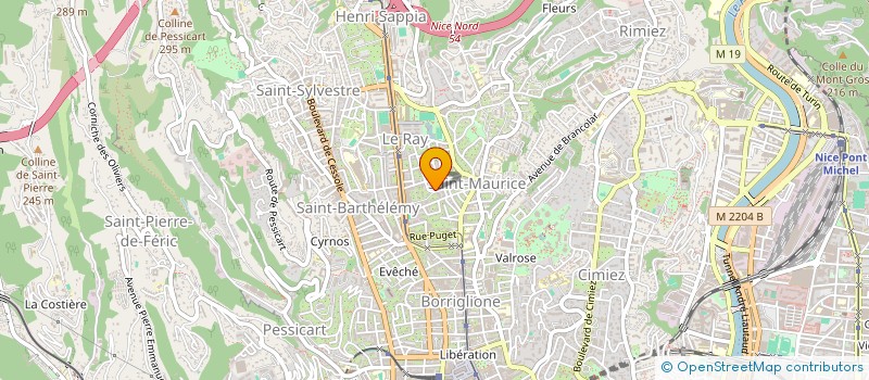 localisation de l'entreprise SCI PICADAN  NICE