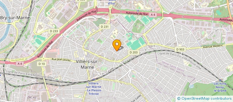 localisation de l'entreprise SCI PICADO  VILLIERS-SUR-MARNE