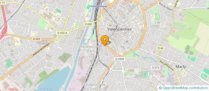 localisation de l'entreprise SCI PICAFLO  VALENCIENNES