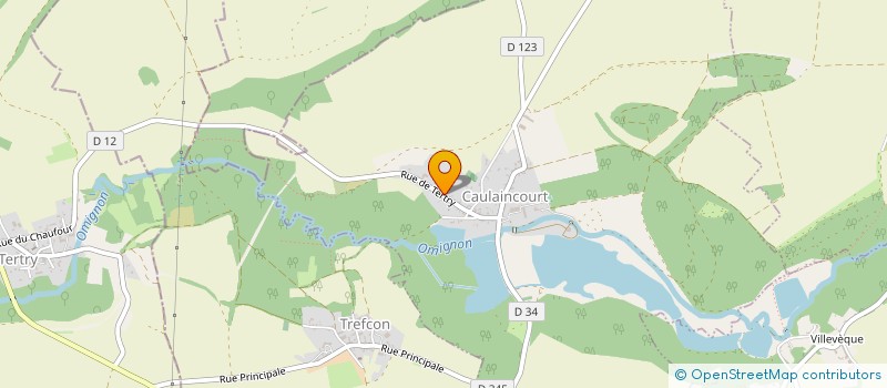 localisation de l'entreprise SCI PICALOGNE à CAULAINCOURT