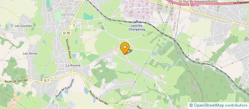 localisation de l'entreprise SCI PICAM  LENTILLY