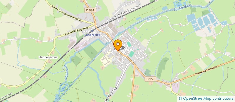 localisation de l'entreprise SCI PICAN  LANDRECIES