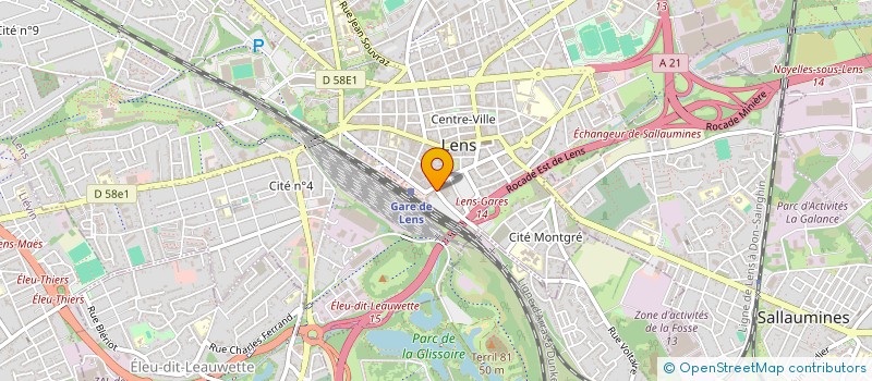 localisation de l'entreprise SCI PICARD  LENS