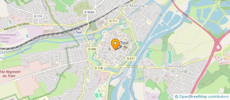 localisation de l'entreprise SCI PICARD  TOUL