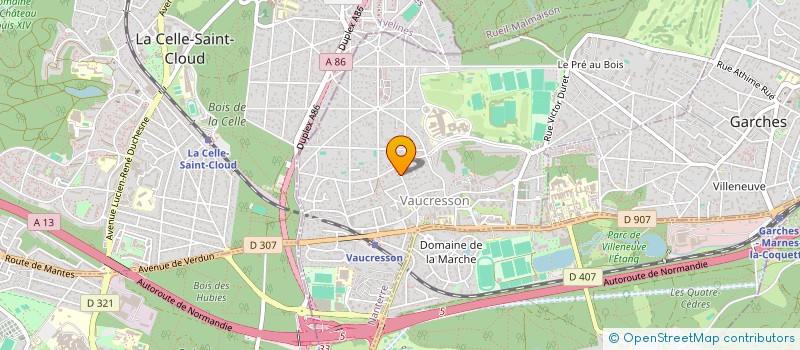 localisation de l'entreprise SCI PICARD GUEDON à VAUCRESSON